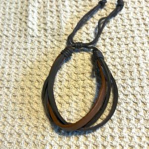 Leather bracelet